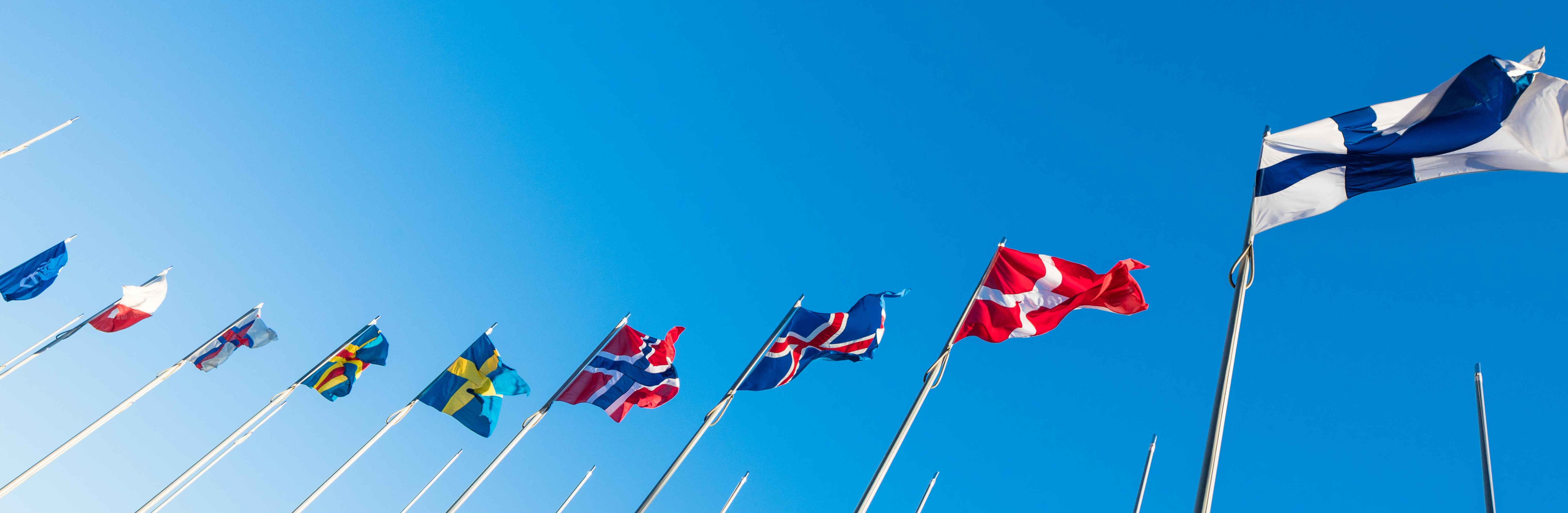 Nordic flags