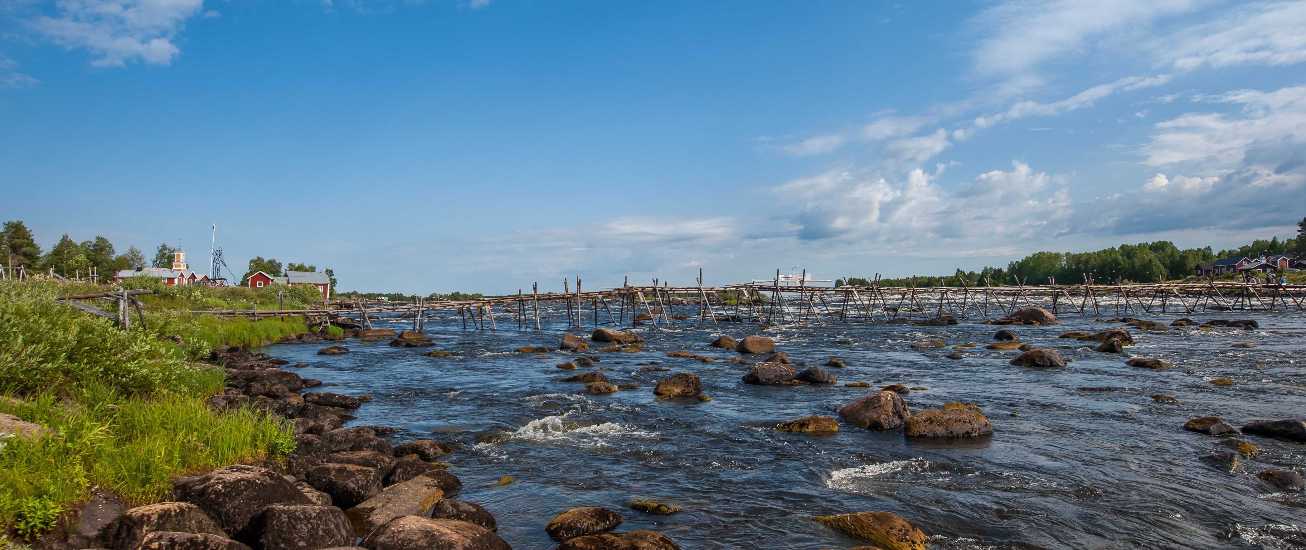 a river